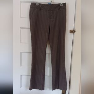 NWT Mossino Grey pants with brown stripes ( 8 )